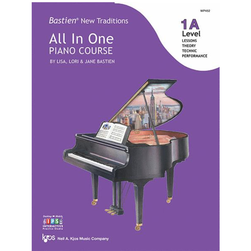 Bastien New Traditions: All In One Piano Course - Level 1A wp452