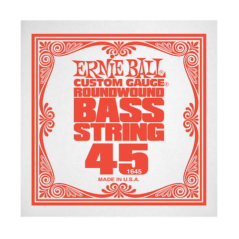 Ernie Ball 1645 45 Roundwound Bass Single String P01645