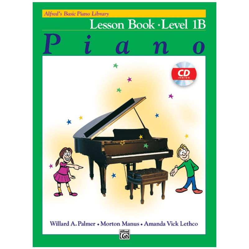 Alfred's Basic Piano Library Lesson Book 1B w/CD 20659  00-20659