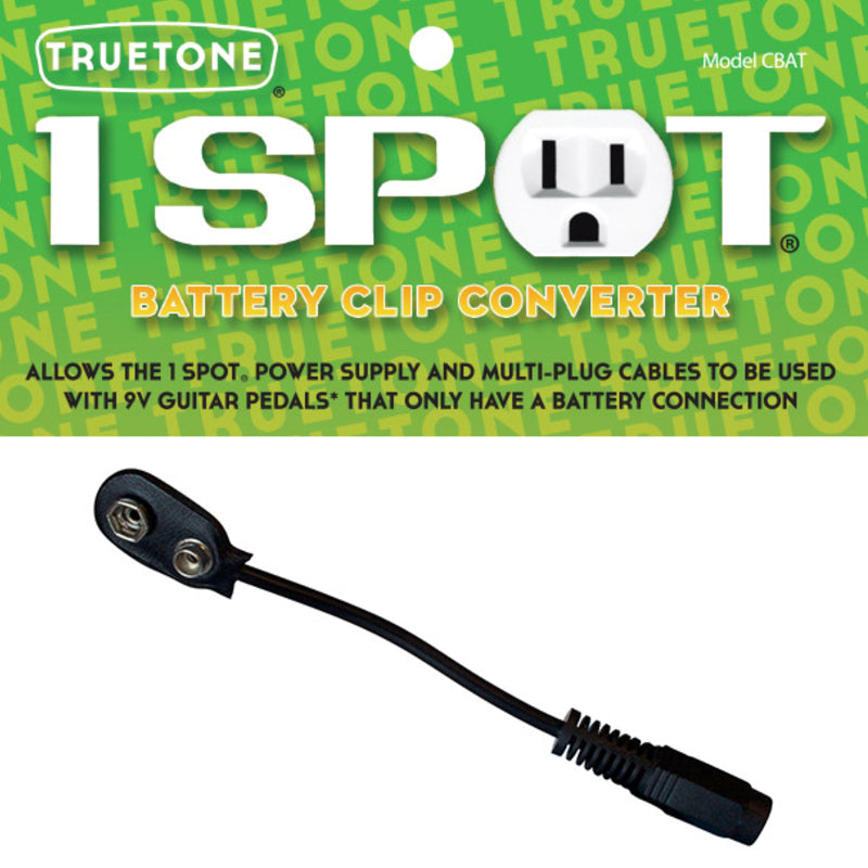 Truetone CBAT 1 SPOT Battery Clip Converter