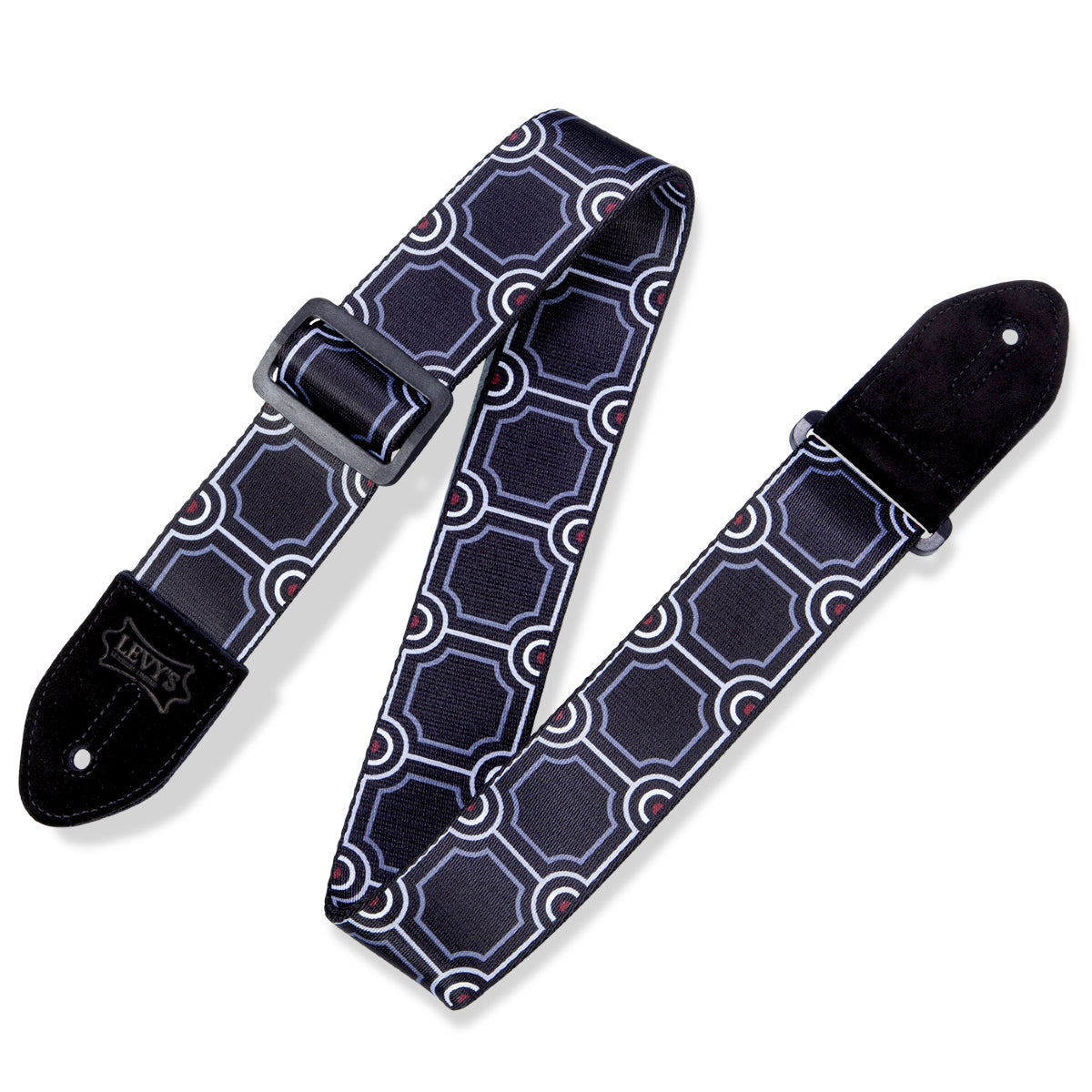 Levy's MPDP2-001 2" Poly Deco Pillar Guitar Strap