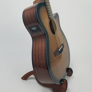 Ibanez AEG5012DVH Acoustic Electric 12-String Guitar - Dark Violin Left Side