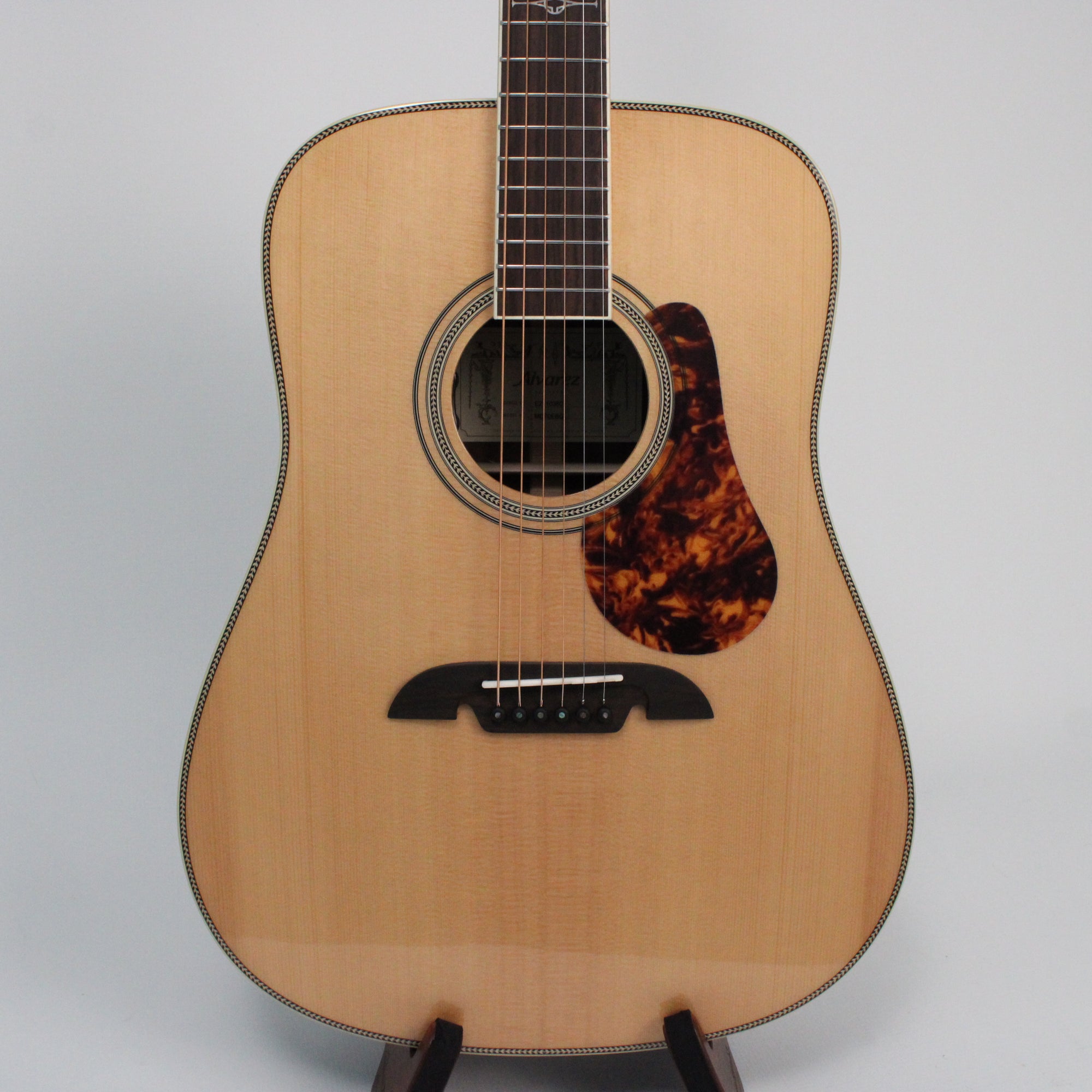 Alvarez MD70EBG Acoustic Electric Bluegrass Guitar Body Front 