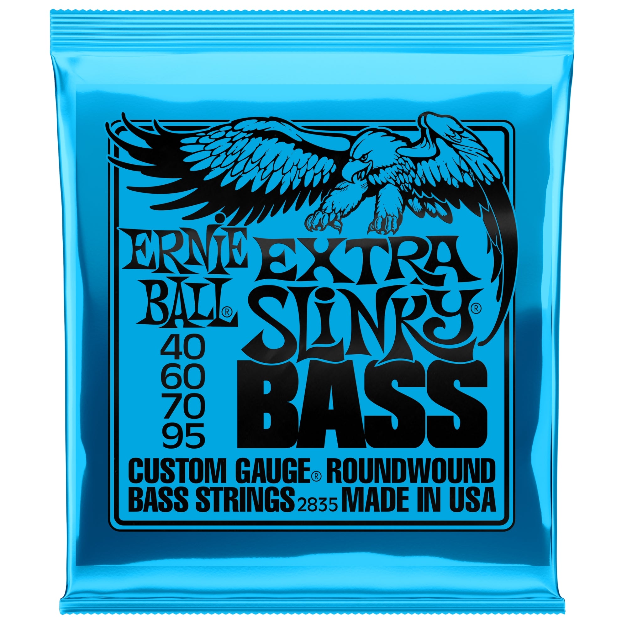 Ernie Ball 2835 40-95 Bass Extra Slinky Strings P02835