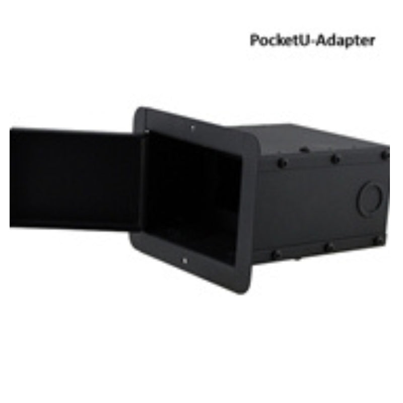 RapcoHorizon pocketu-adapter Recessed Floor Pocket Adapter Box for Single Gang Plate