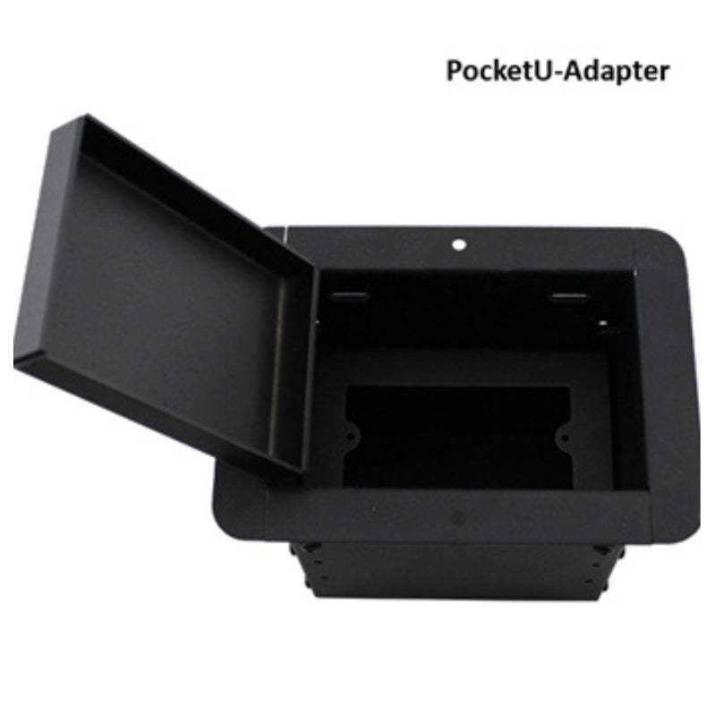 RapcoHorizon pocketu-adapter Recessed Floor Pocket Adapter Box for Single Gang Plate