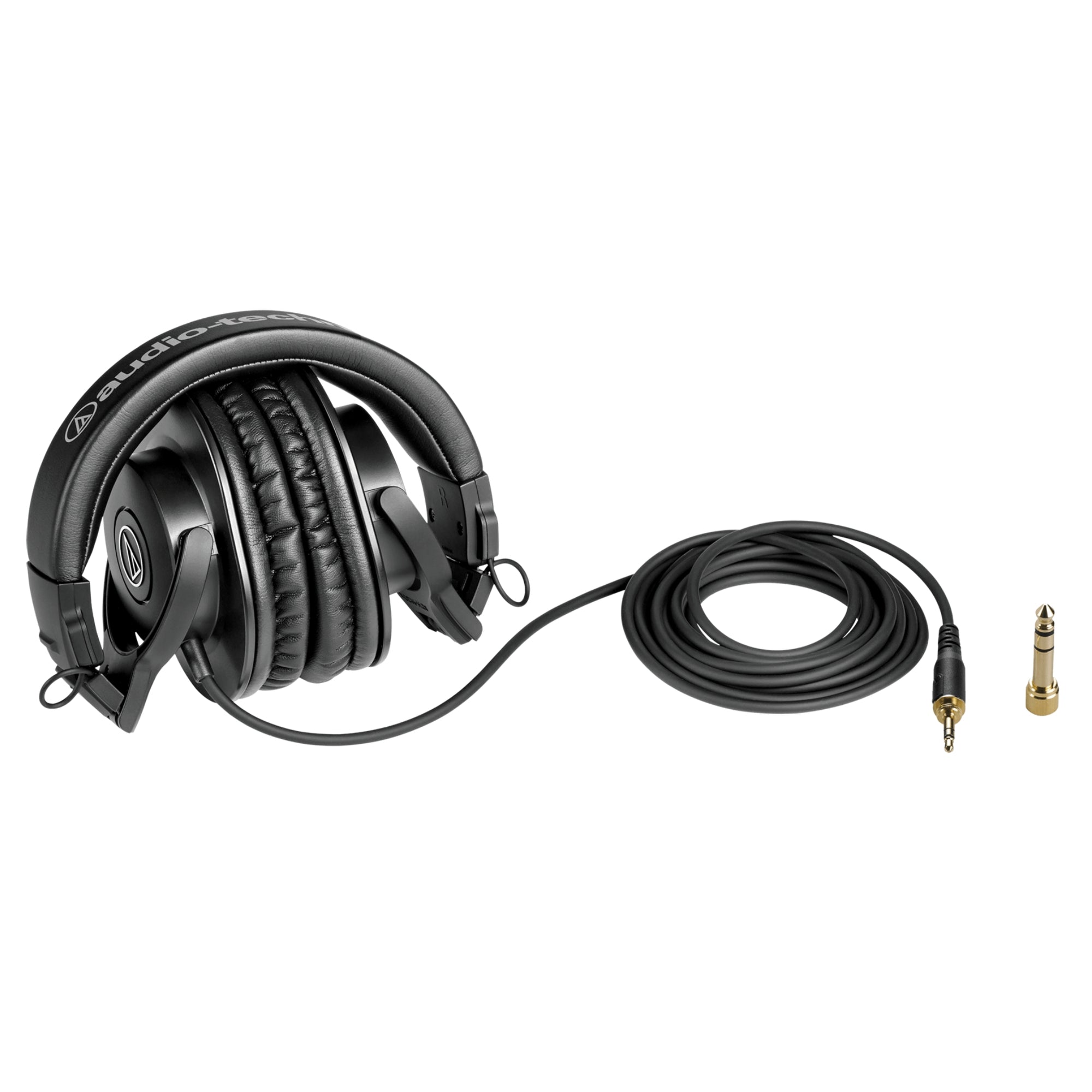 Audio Technica Professional Studio Monitor Headphones ATH-M30X Folded with Adapter