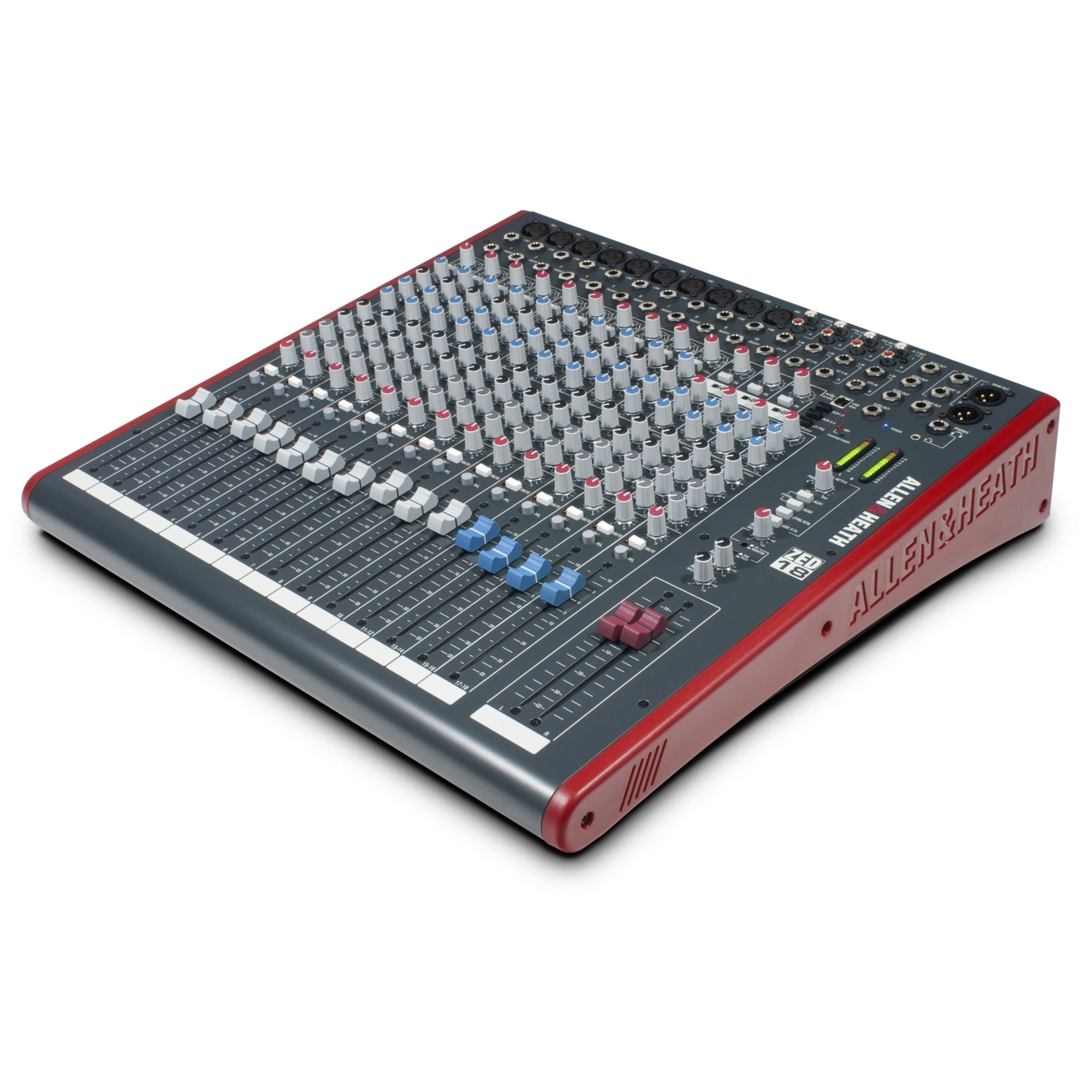 Allen & Heath 18-Channel Mixer with USB Audio Interface ZED18 Side view