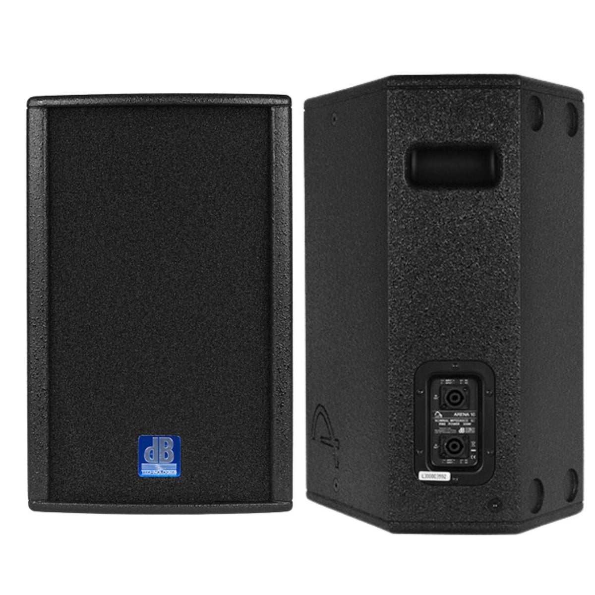 dB Technologies 2-Way 10" 600-Watt Passive Speaker ARENA Front & Back