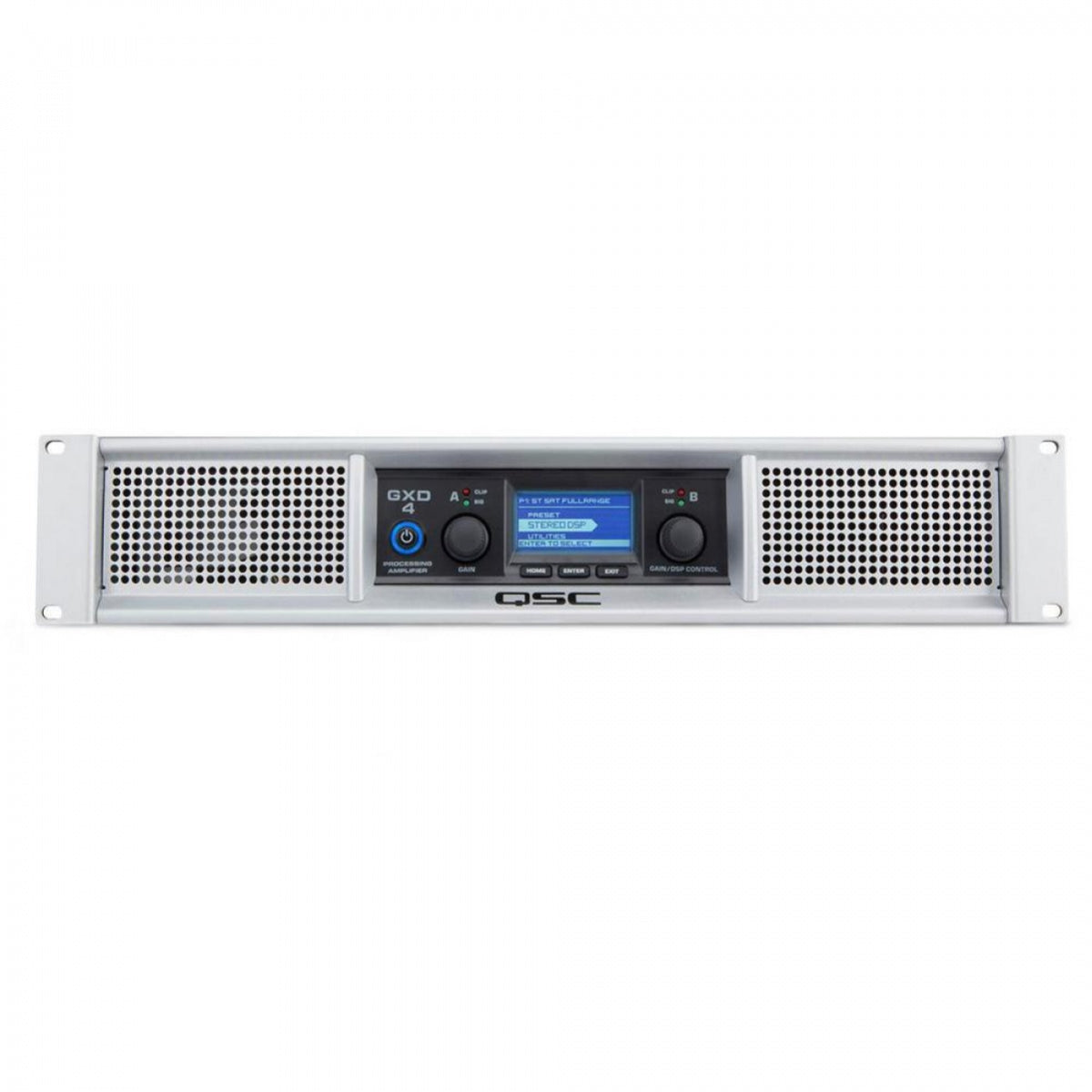 QSC GXD4 400W 2 Channel DSP Power Amp - PC Sound Inc