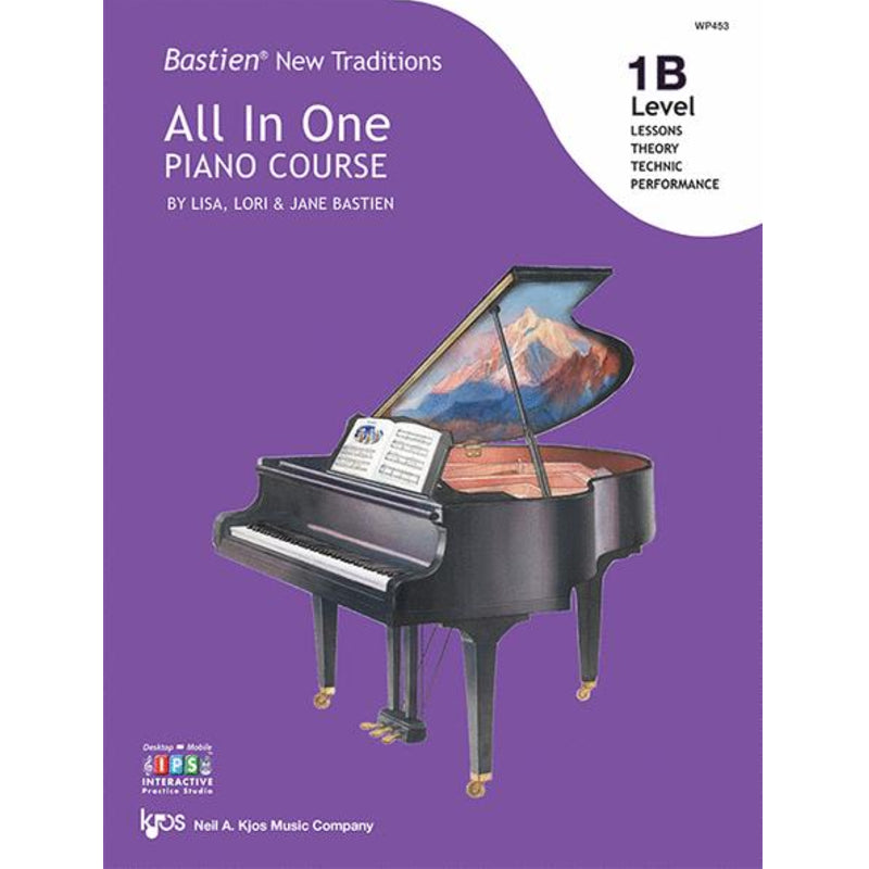 Bastien New Traditions: All In One Piano Course - Level 1B wp453