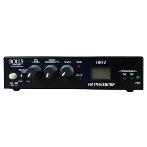 Rolls HR70 Digital FM Transmitter (87.5 to 108 MHz) with RCA Inputs