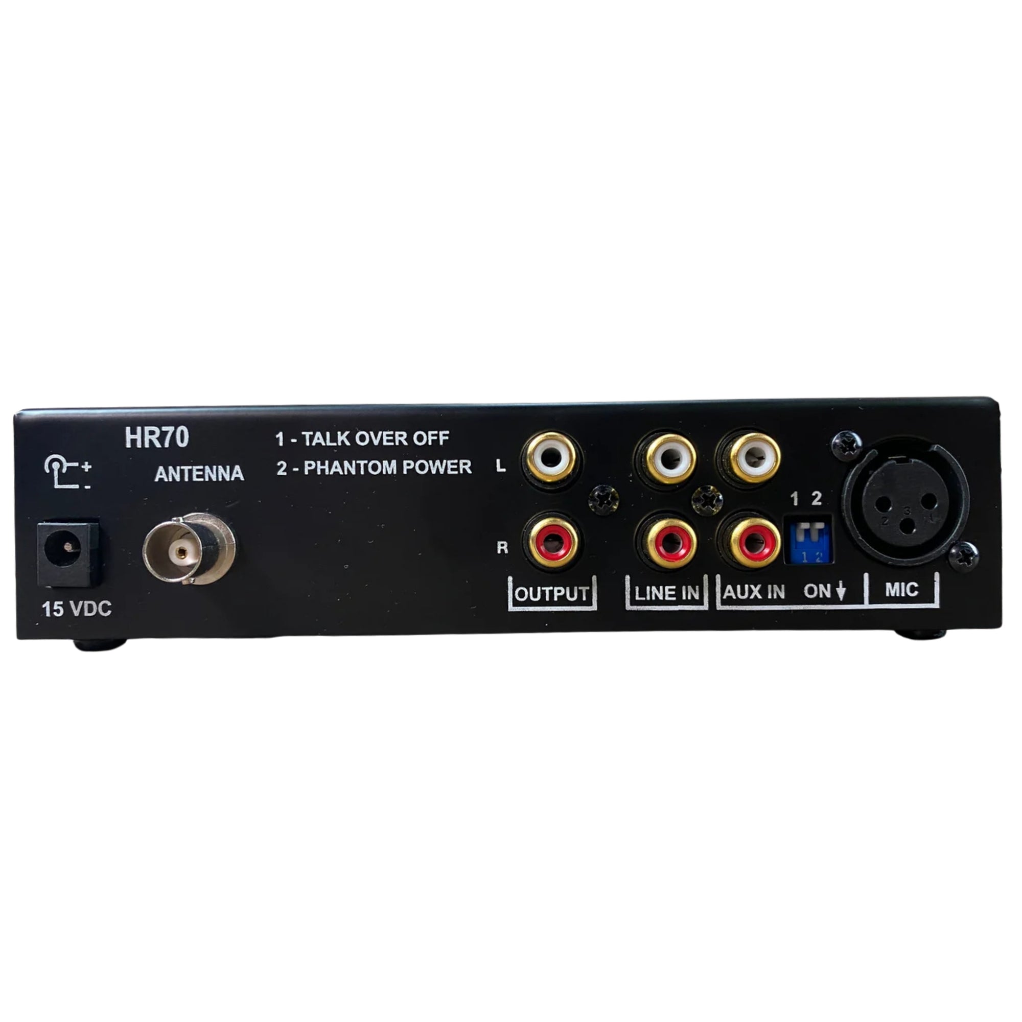 Rolls HR70 Digital FM Transmitter (87.5 to 108 MHz) with RCA Inputs