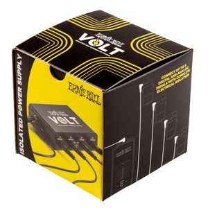 Ernie Ball  Volt Regulated 9 and 18 Volt DC out -  Guitar Pedal Power Supply 9604 P06191 Box View