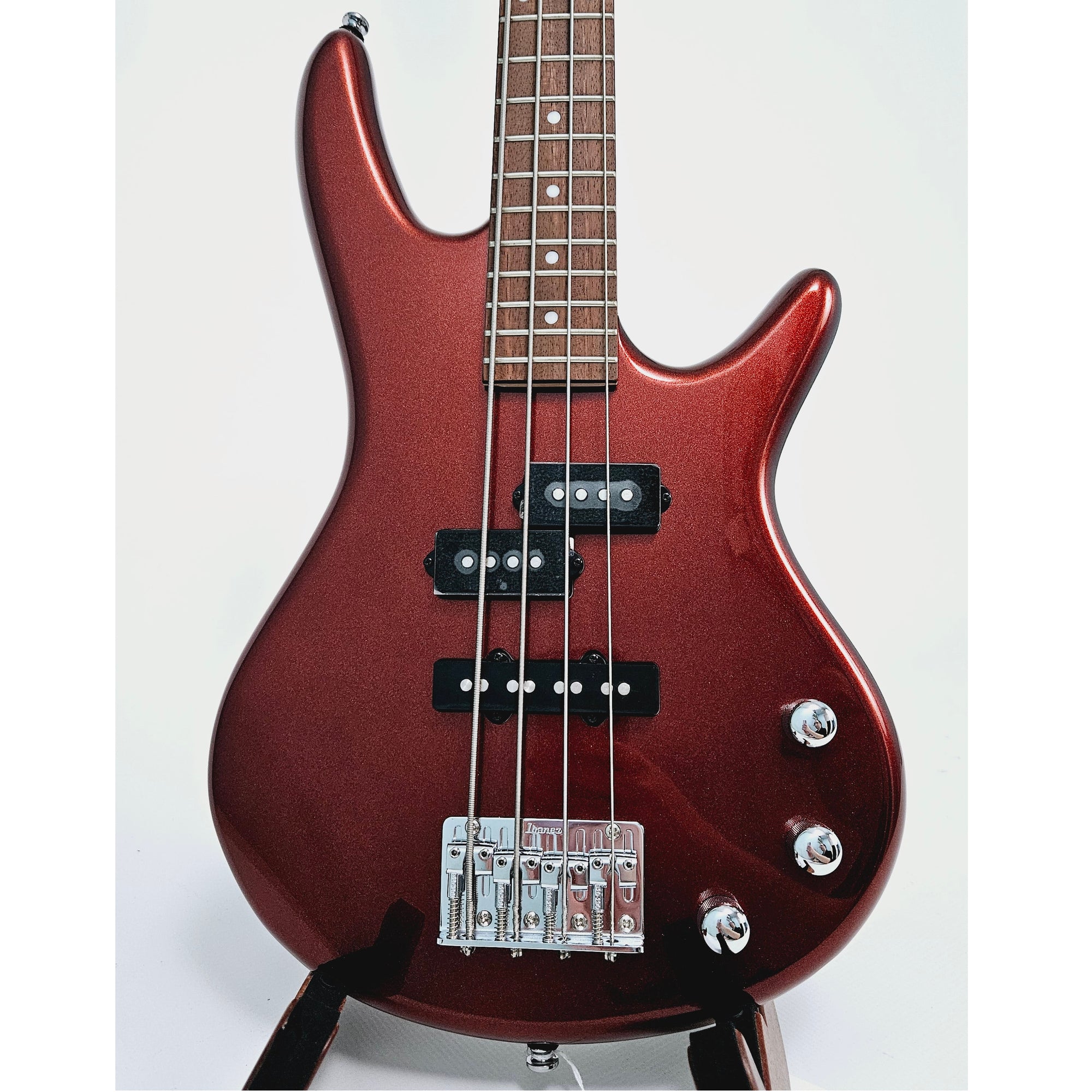 Ibanez GSRM20RBM Mikro 4-String Electric Bass - Root Beer Metallic Body Front