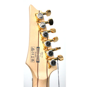 Ibanez SML721RGC Electric Guitar Rose Gold Chameleon- headstock back