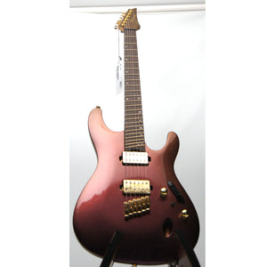 Ibanez SML721RGC Electric Guitar Rose Gold Chameleon- full body