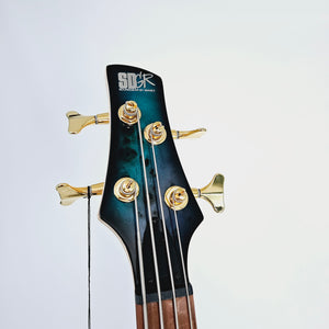 Ibanez  4-String Electric Bass - Tropical Seafloor Burst SR400EPBDXTSU Headstock Front View