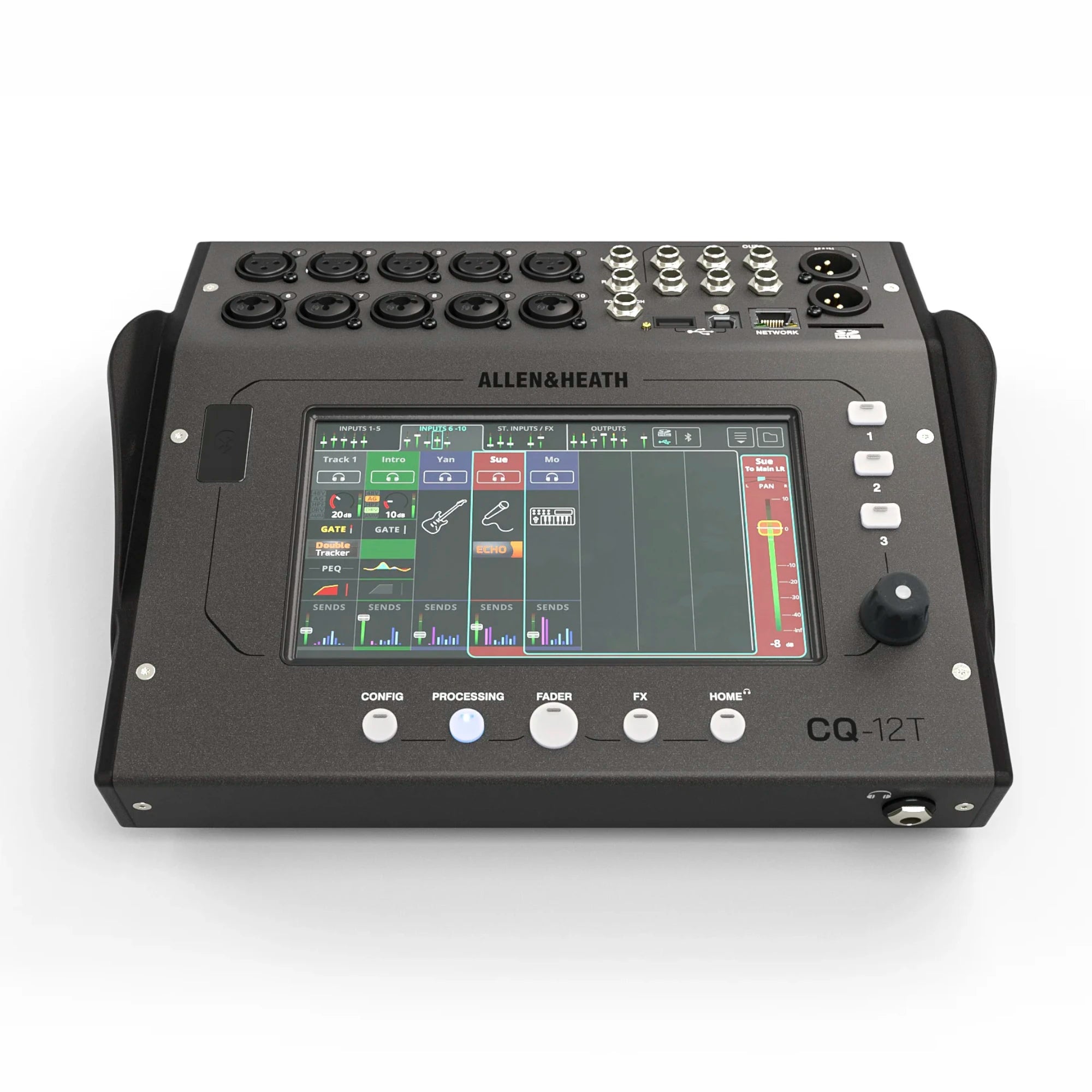 Allen & Heath CQ-12T 10-Channel Digital Mixer front