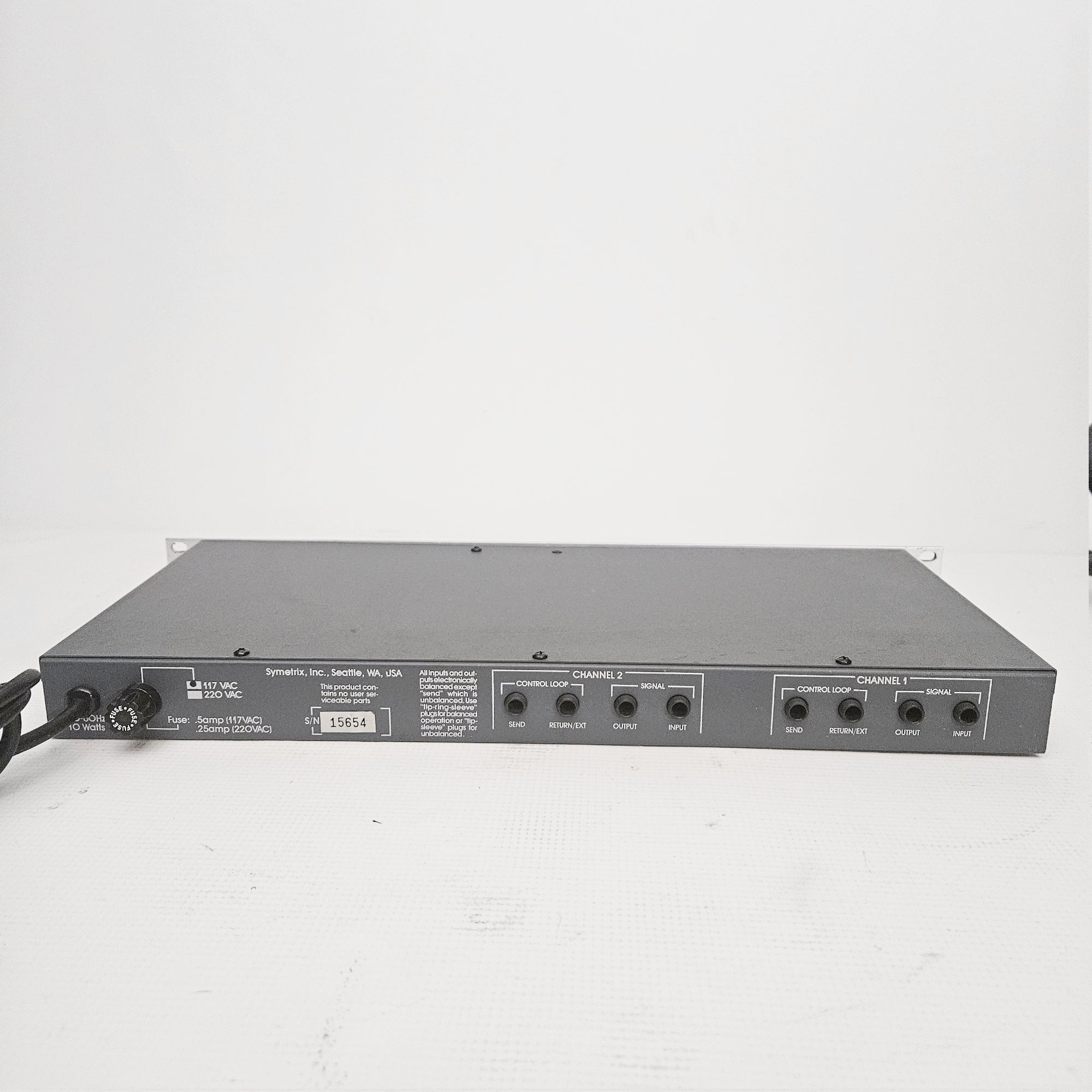 Used Symetrix 522 Compressor Limiter Expander Gate Ducker