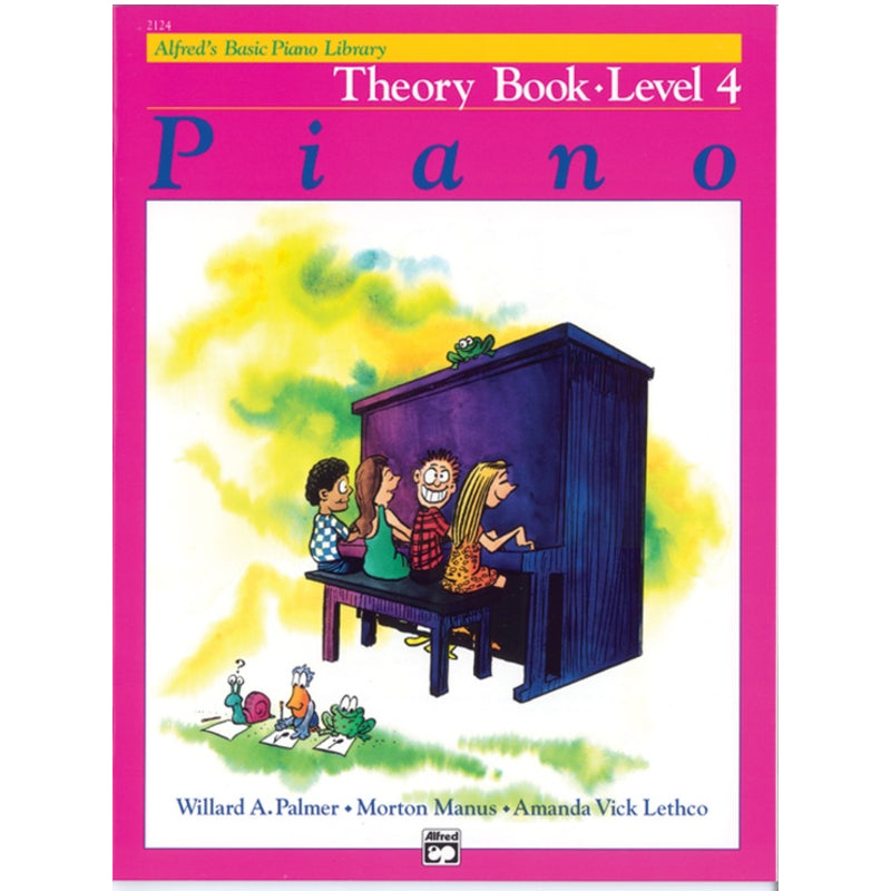 Alfred's Basic Piano Library Theory Book 4 2124  00-2124