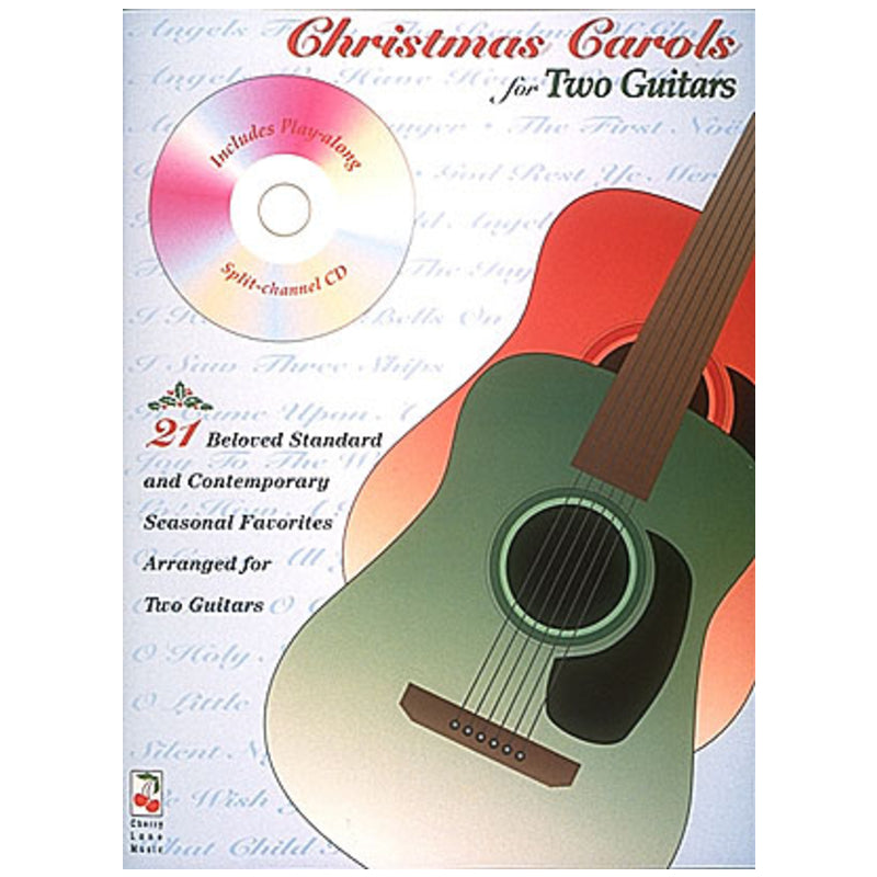 Christmas Carols for Two Guitars Book w/CD HL 02506922
