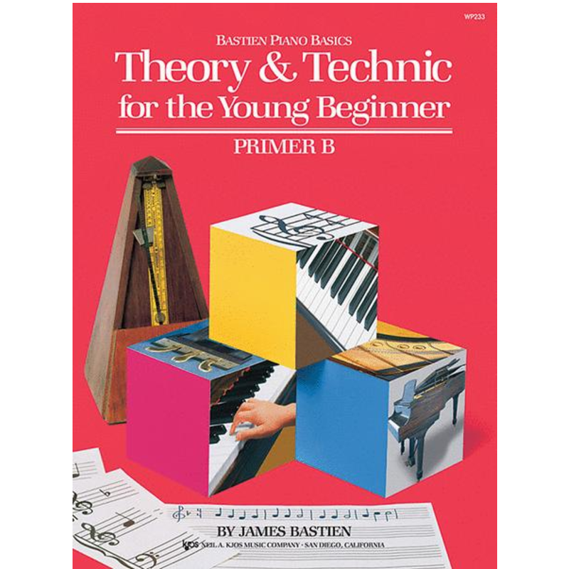 Bastien WP233 Theory & Technic For The Young Beginner Book - Primer B