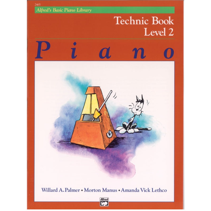 Alfred's Basic Piano Library Technic Book 2 2465  00-2465