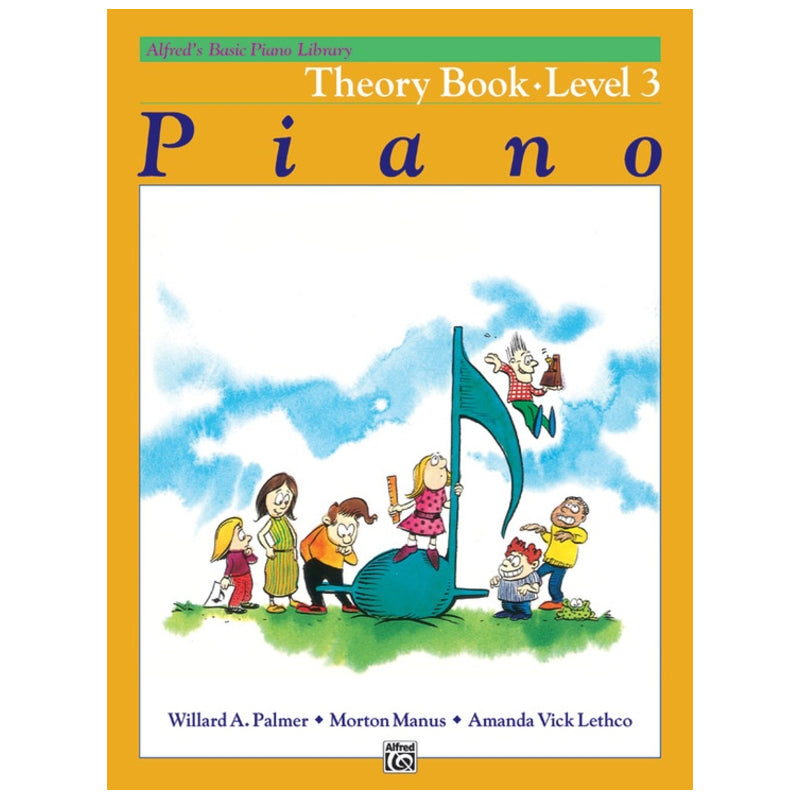 Alfred's Basic Piano Library Theory Book 3 2123  00-2123