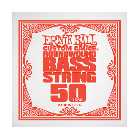 Ernie Ball 1650 50 Roundwound Bass Single String P01650