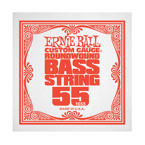 Ernie Ball 1655 55 Roundwound Bass Single String P01655