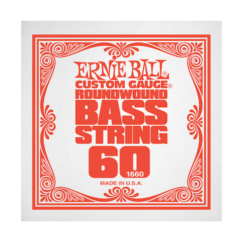Ernie Ball 1660 60 Roundwound Bass Single String P01660