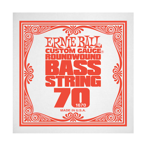 Ernie Ball 1670 70 Roundwound Bass Single String P01670