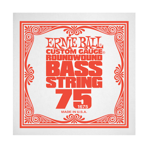Ernie Ball 1675 75 Roundwound Bass Single String P01675