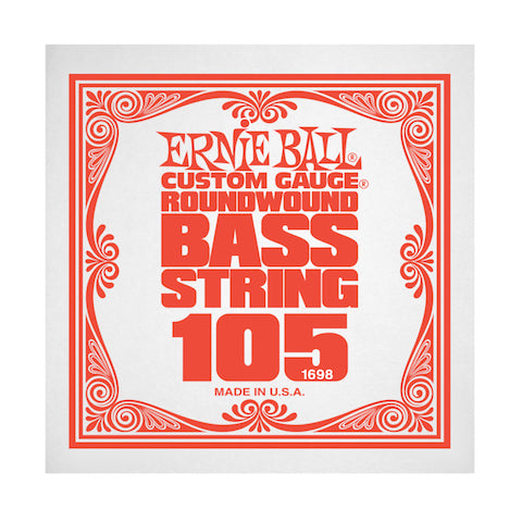 Ernie Ball 1698 105 Roundwound Bass Single String P01698