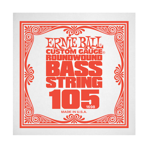Ernie Ball 1698 105 Roundwound Bass Single String