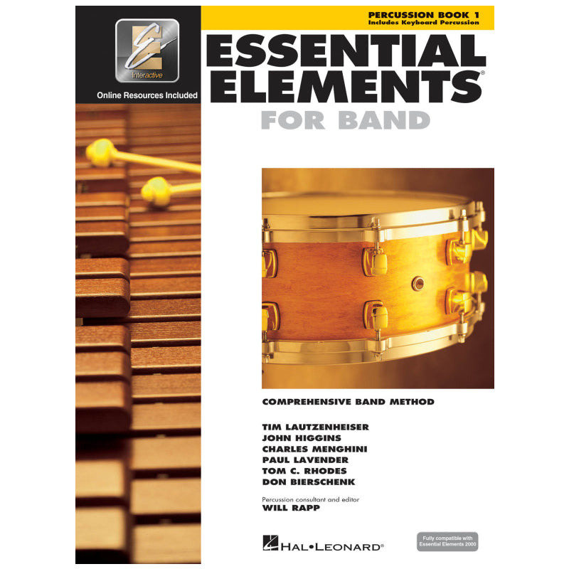 Essential Elements for Band - Percussion/Keyboard Percussion Book 1 with Eei HL 00862582