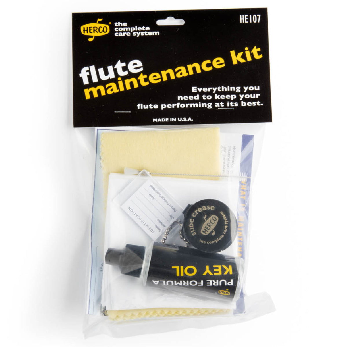 Herco Flute Maintenance Kit HE107 package 