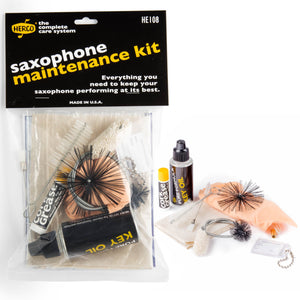 Herco Alto Sax Maintenance Kit HE108 package in/out of package