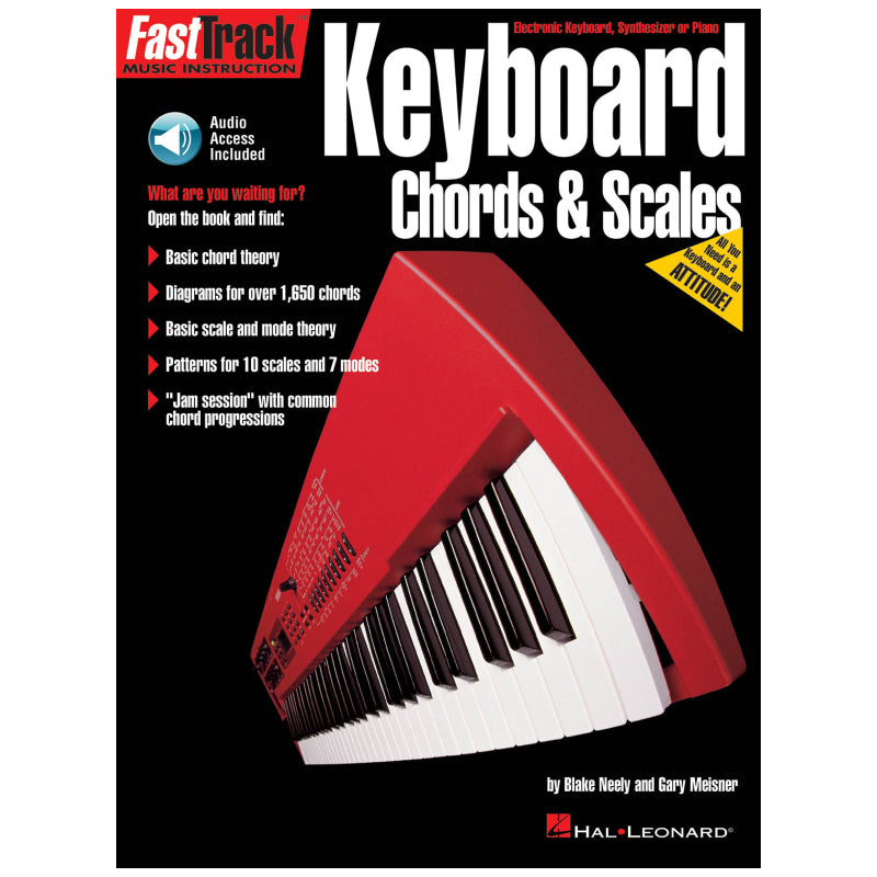 FastTrack Keyboard Method Book - Chords & Scales HL 00697292
