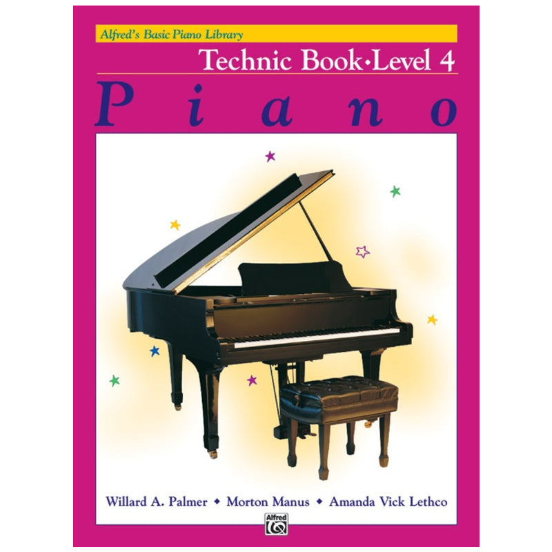 Alfred's Basic Piano Library Technic Book 4 2519  00-2519