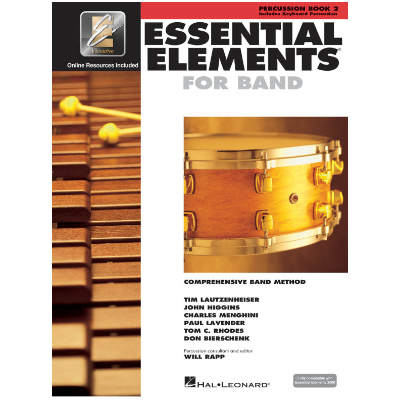 Essential Elements for Band - Percussion/Keyboard Percussion Book 2 with Eei HL 00862604