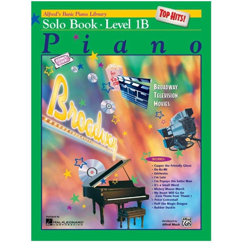Alfred's Basic Piano Library Top Hits! Solo Book 1B 16496  00-16496