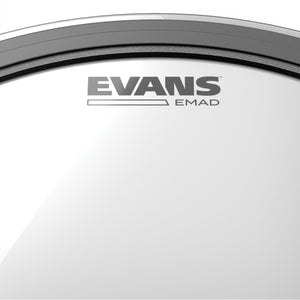 Evans BD22EMAD 22" EMAD Clear 1ply Bass Batter Head BD22EMAD