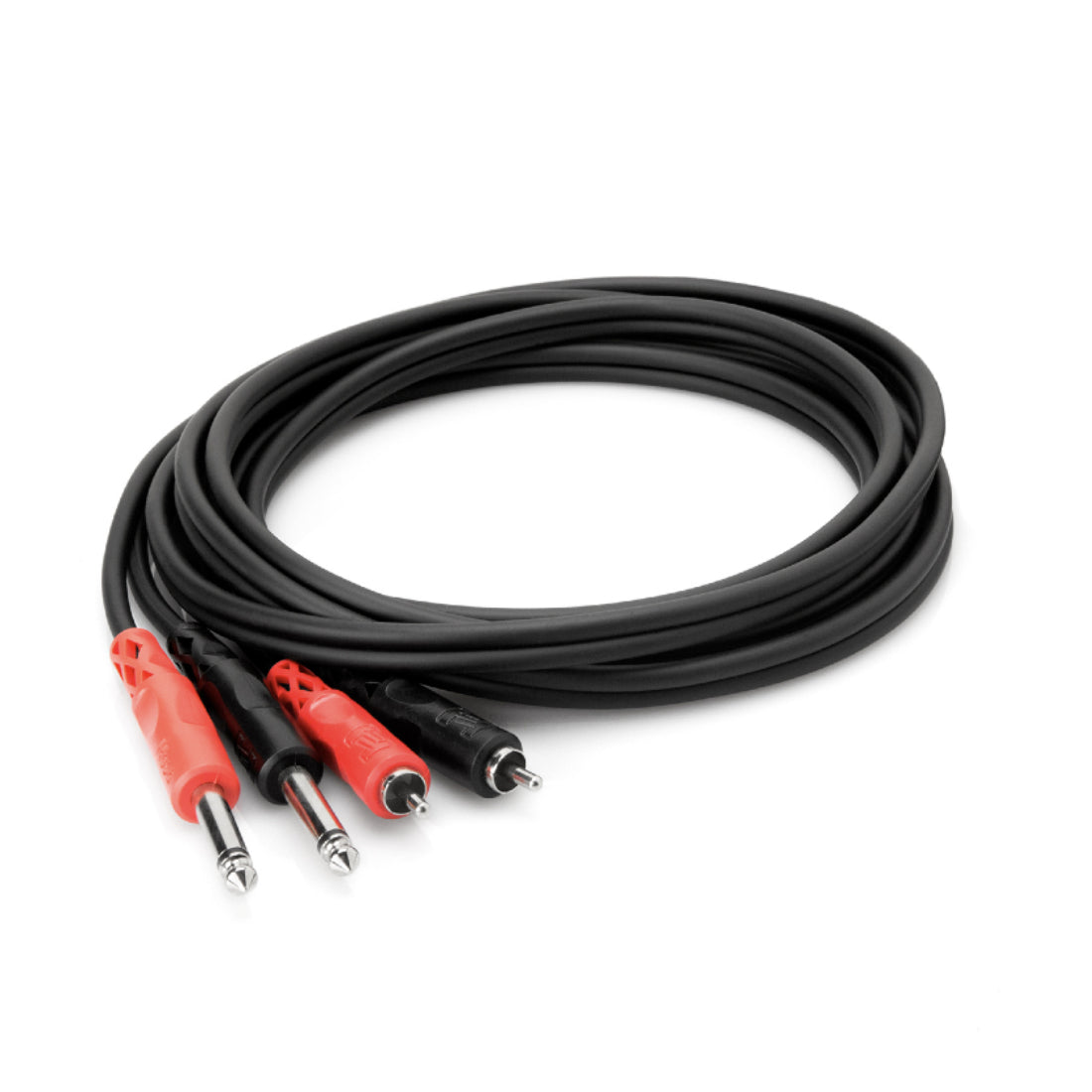 Hosa CPR-204 13.2ft Stereo Cable - Dual 1/4 TS to Dual RCA M