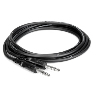 Hosa CSS-110 10ft Balanced Cable - 1/4 TRS to 1/4 TRS