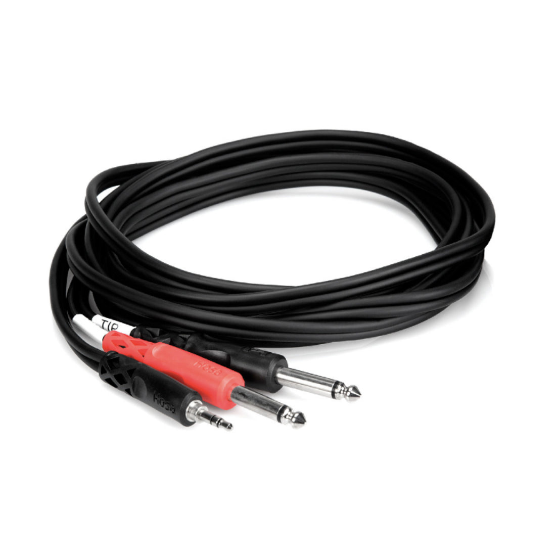 Hosa CMP-159 10ft Stereo Breakout Cable - 3.5mm TRS to Dual 1/4 TS