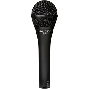 Audix OM6 Hypercardioid Dynamic Vocal Microphone Front