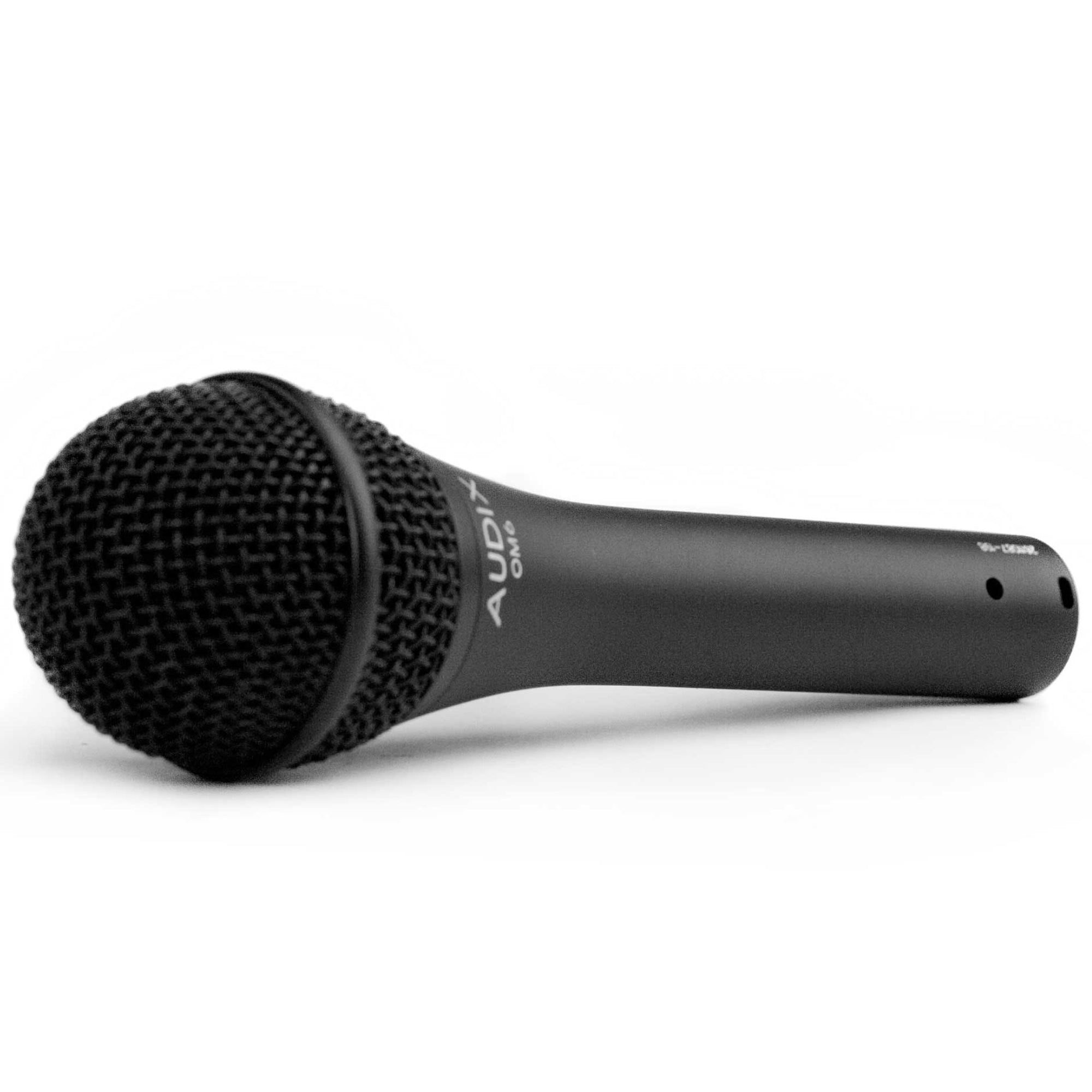 Audix OM6 Hypercardioid Dynamic Vocal Microphone Left Side