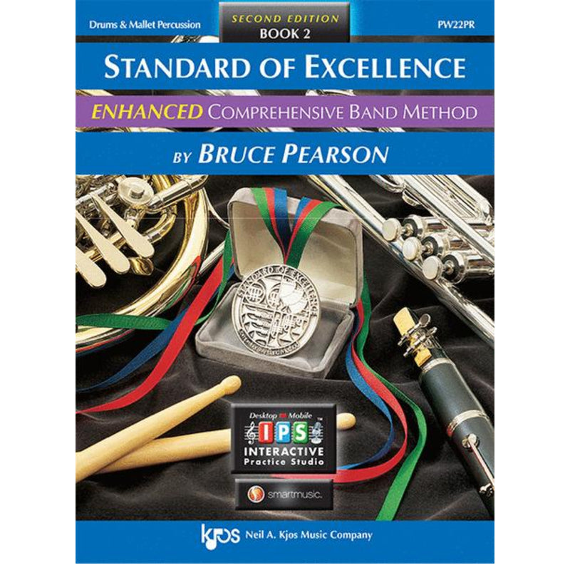Standard of Excellence PW22PR ENHANCED Book 2 - Drums & Mallet Percussion